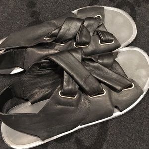 Tag & Bone leather lace shoes